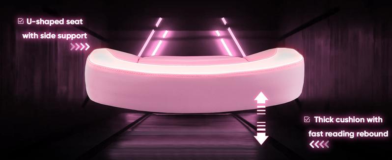 Gaming Chair, Office Chair High Back Computer Chair with PU Leather and Flip-up Armrest, Adjustable Swivel