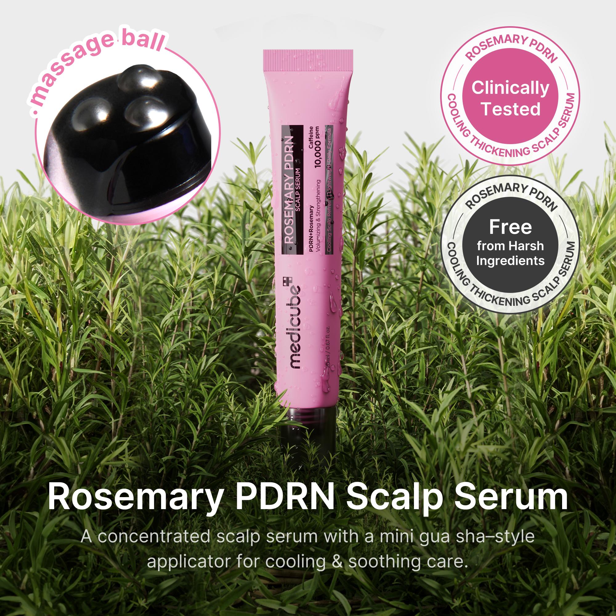 [NEW] [medicube] Rosemary PDRN Spicule Scalp Serum (20ml) | Dry & Oily, Flaky-looking Scalp | Korea Hair Care, Free from Parabens, Silicones, Sulfates