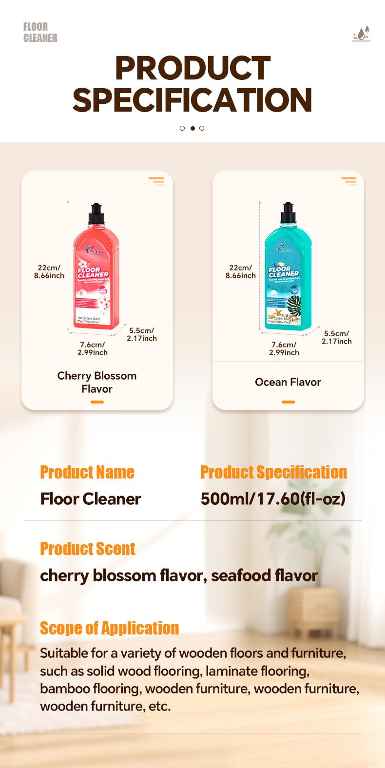 Liapu-floor cleaner Highly Scented Mop Soap (Concentrated Formula)  Household Cleaning disinfectant cleaner