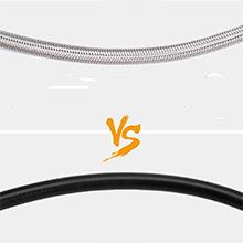 HK Paintball Airsoft Fill Whip Hose Extension 4500 Psi PCP, 36 inch Stainless Steel Air Fill Station & Charging System with Universal Quick-Disconnect Plug Adapter