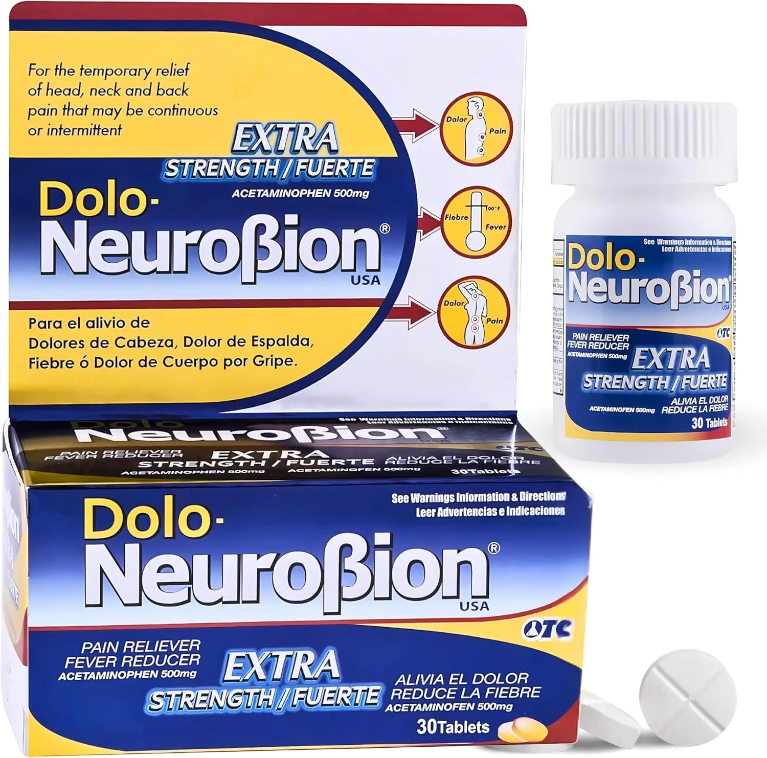 Dolo Neurobion Pain Relief Supplement, 30 Tablets