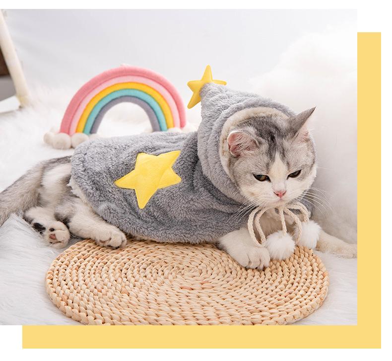 Puppy Cloak Nightgown For Autumn And Winter Plus Velvet Thickening