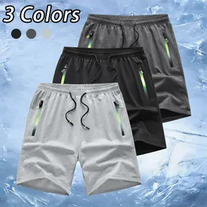 Men’s athletic running shorts with zippered pockets, lightweight quick-dry fitness shorts suitable for running training and outdoor cycling, made from 100% polyester fabric. Comfortable, thin men’s sports bermuda shorts ideal for gifting, holidays, outdoo