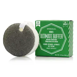 20+ Men's Ultimate Buffer | Black Scrubber
