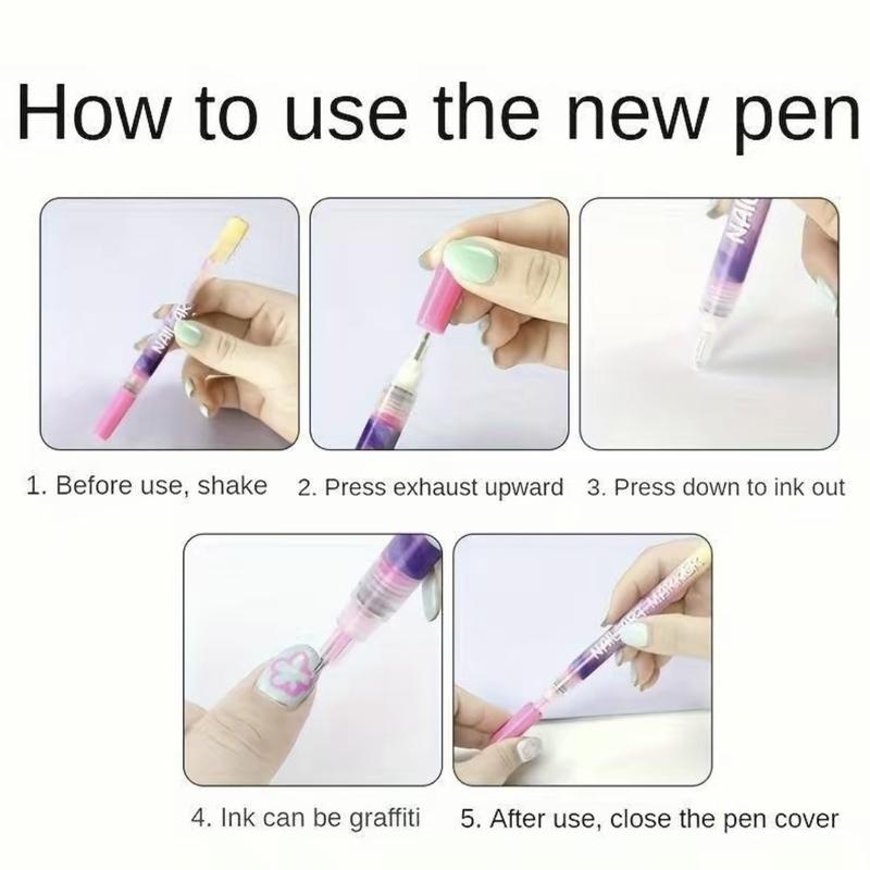 【TikTok Black Friday Exclusive】Cutics 12-Color Nail Art Pen Set - Quick-Dry Acrylic & 3D Dot Embroidery Dual Effects, DIY Salon-Level Nail Designs in 5 Mins  | Viral Nail Art Kit for Beginners & Pros, Easy Gel-Like Finish, Perfect for Holiday Gifts