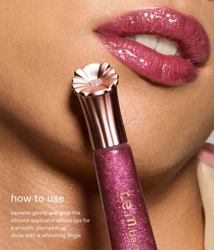 r.e.m. beauty x Wicked: For Good poppy plumping lip gloss trio