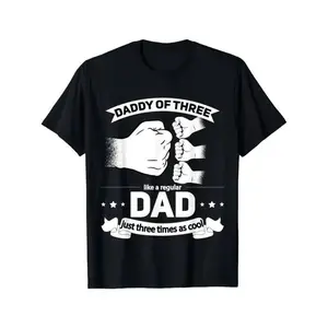 Dad of 3- Cool Daddy of three Fathers Day Dad of Three T-Shirt