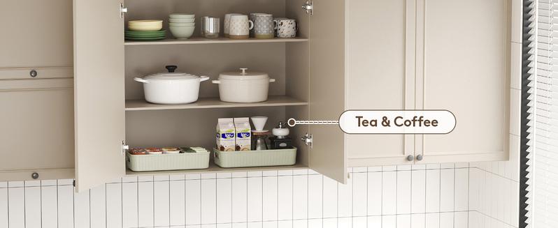 Toilet Paper Basket with Handle, Plastic Wicker Toilet Basket Tank Topper for Decor, Small Back of Storage Organizer Bin for Bathroom