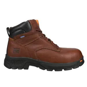 Timberland PRO Mens Titan Ev 6 Inch Met-Guard Electrical Composite Toe  Work/Duty - Brown