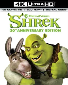 Shrek (20th Anniversary Edition)  [4K ULTRA HD BLU-RAY MOVIE] With Blu-Ray, 4K Mastering, Anniversary Ed, , 3 Pack