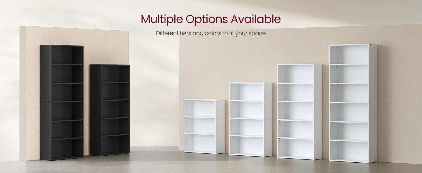 VASAGLE Bookshelf, 5-Tier Bookcase, Book Shelf, Open Storage Shelf, 9.4 x 23.6 x 52.8 Inches, for Living Room, Home Office, Dinning Room VASAGLE Bookshelf, 5-Tier Bookcase, Book Shelf, Open Storage Shelf, 9.4 x 23.6 x 52.8 Inches, for Living Room, Home Office, Dinning Room