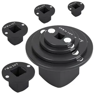 4PC Low Profile Impact Socket Adapter Set, Drive Ratchet Adapter Set, Designed for Tight Spaces 4PC Low Profile Impact Socket Adapter Set, Drive Ratchet Adapter Set, Designed for Tight Spaces