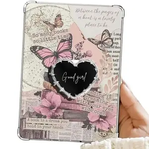 "Good Girl" Barbed Wire Heart Kindle Insert – Dark Romance Aesthetic, Edgy Black Heart Graphic, Spicy Booktok Gift for Smut Readers.