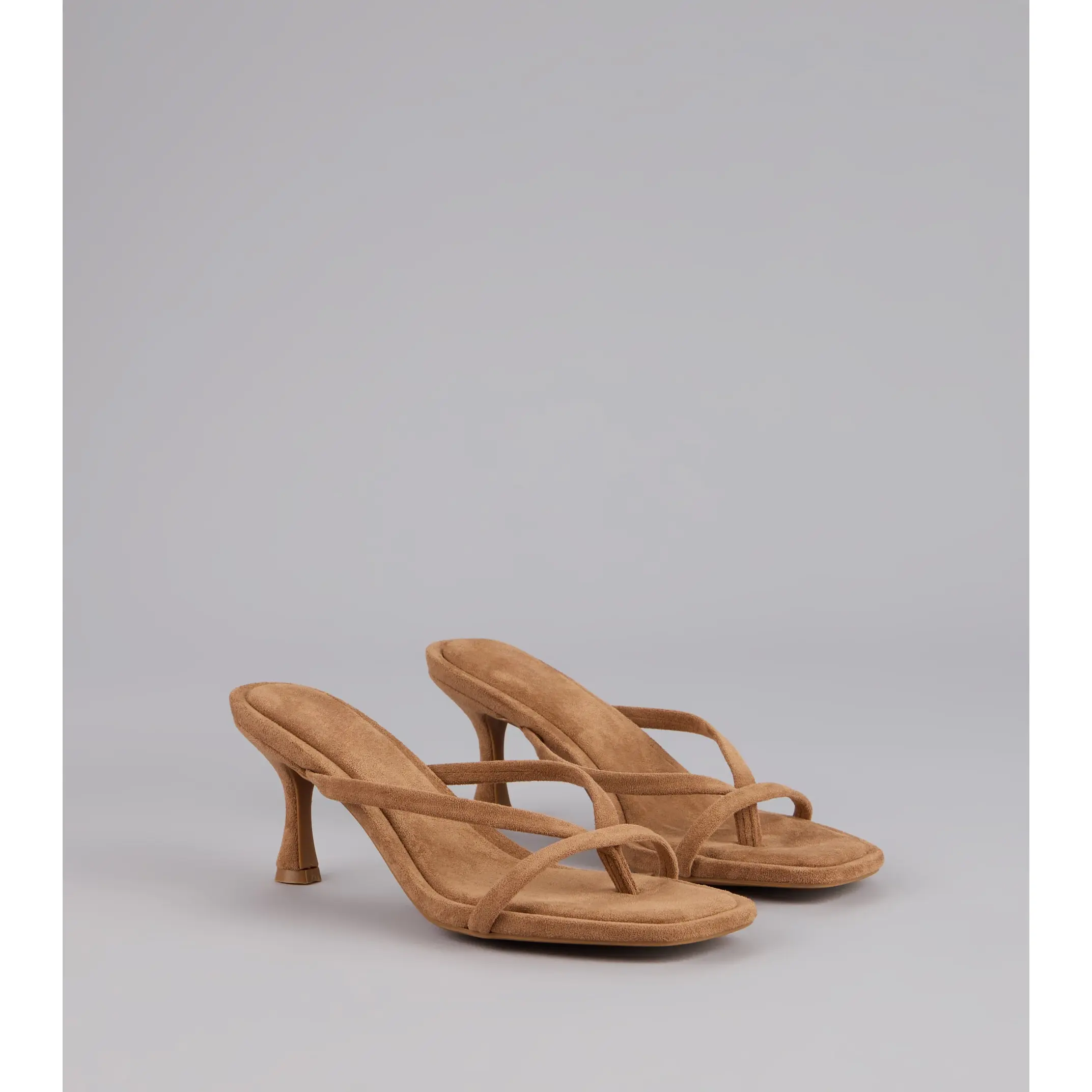 Minimal Mood Faux Suede Kitten Heels