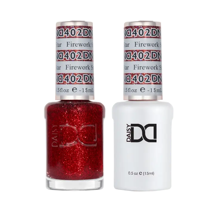 DND Daisy Soak Off Gel Polish & Regular Lacquer - #402 - Firework Star