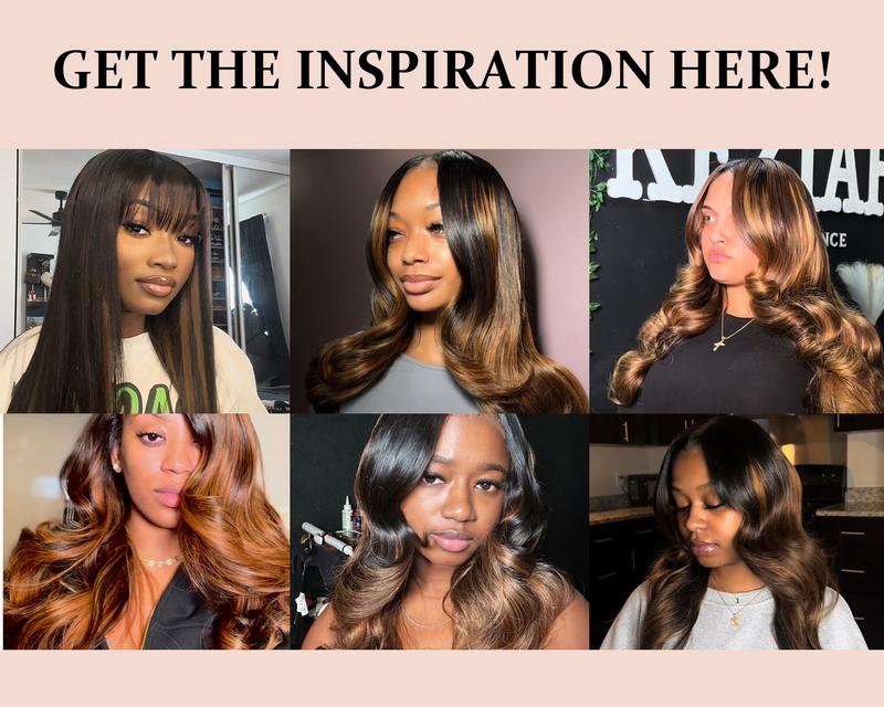 [Wequeen] Pre Colored Highlight Body Wave Human Hair Bundles Brazilian Quick Weave Budget Friendly Viral Hair Bundles Valentine Gifts