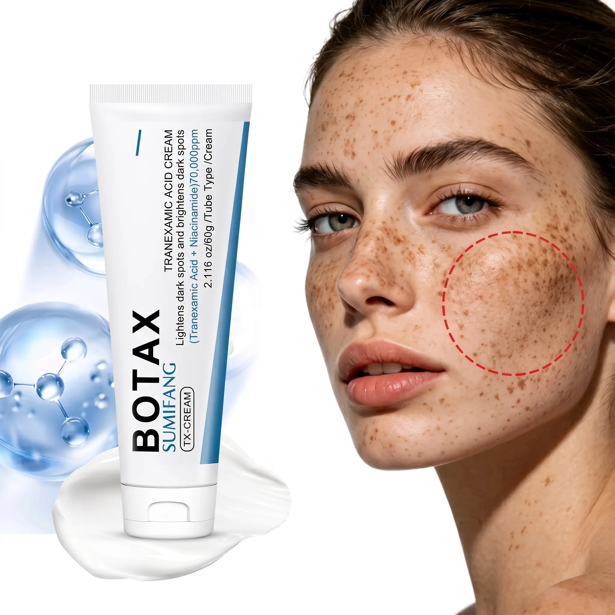 ark Spot Corrector Cream with Tranexamic Acid & Niacinamide, Brightening Face Moisturizer for Even-Looking Skin Tone, Hydrating Daily Skincare Routine for Radiant-Looking Skin