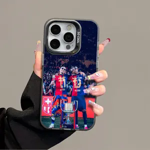 Yamal Raphinha IPhone 17 Promax Football Phone Case Anti Drop Protective Case for Iphone 16 15 14 13 12 11 SAMSUNG S25 24 23 22 Plus Acrylic Durable Case With Anti Collision