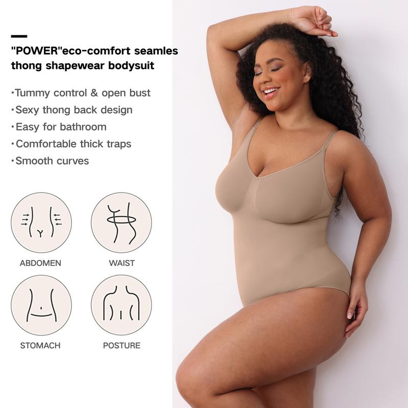 Women's Shapewear OutdoorFun Full-Body Bodysuit with Tummy Control and Butt Lifter Womenswear Underwear 1 Springtok