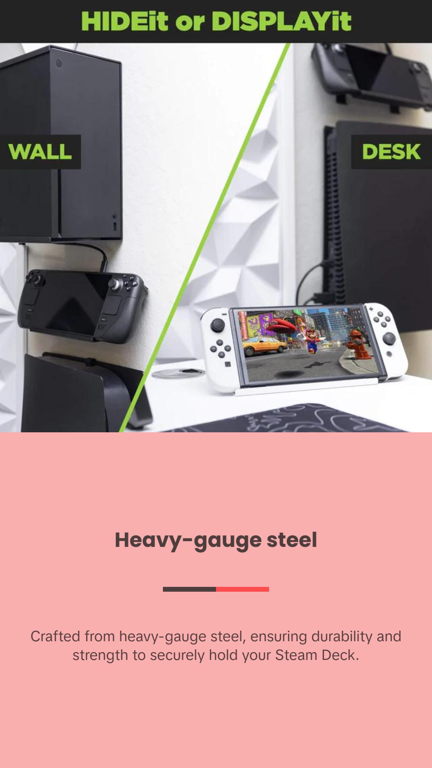 HIDEit Key | Steam Deck Mount