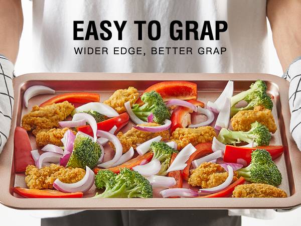 [BF&CM]HONGBAKE 10pc Bakeware Sets, Teflon-free Cookware Set, Non-Stick, Baking Pan Set, Cookie Sheets, Girly Kitchenware,Baker, Pink Kitchen Stuff Modern Cake