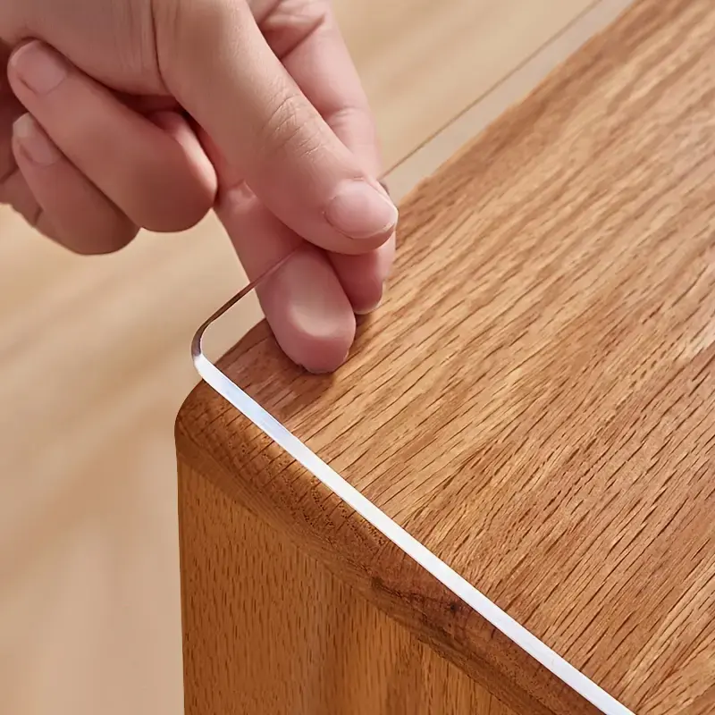 Environmentally Friendly Multi-Size 1.5mm Thick Transparent PVC Table Protector - Waterproof Plastic Rectangular Non-Slip Vinyl Table Mat in Inches, Suitable for Coffee Tables/Desks,sohochic