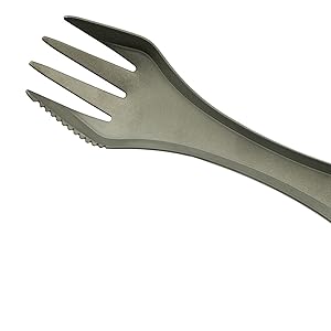 VALTCAN Titanium Spork 3-in-1 Fork Spoon Knife Essential Camping Flatware 24g