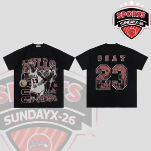 [Youth + Adult] Michael Jordan 23 For Bulls Nation High-Quality 100% Cotton T-Shirt (Made In US), MJ23 Jordan Hooper Shirt, Game Day Outfits, Gift For Basketball Fans, Basketball Graphic Tee