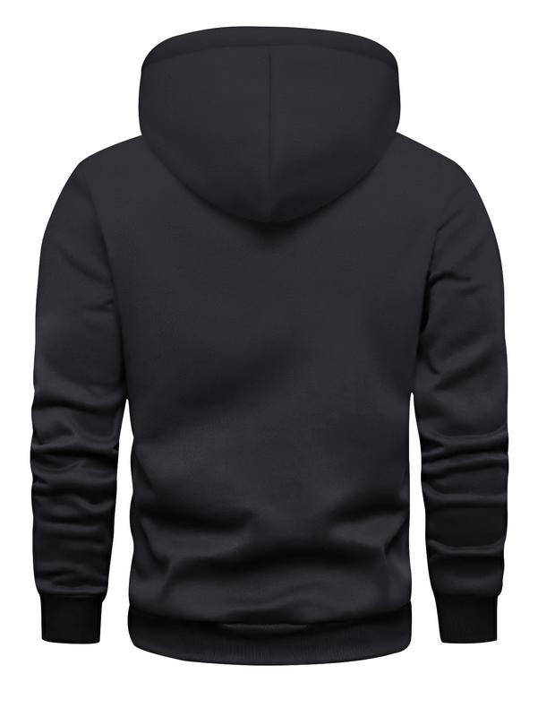 Men's spring and autumn thin long-sleeve pocket personalized letter number 23 pattern print hooded sweater fashion casual sports streetwear outdoor men's headwear, suitable as a gift for husband or boyfriend