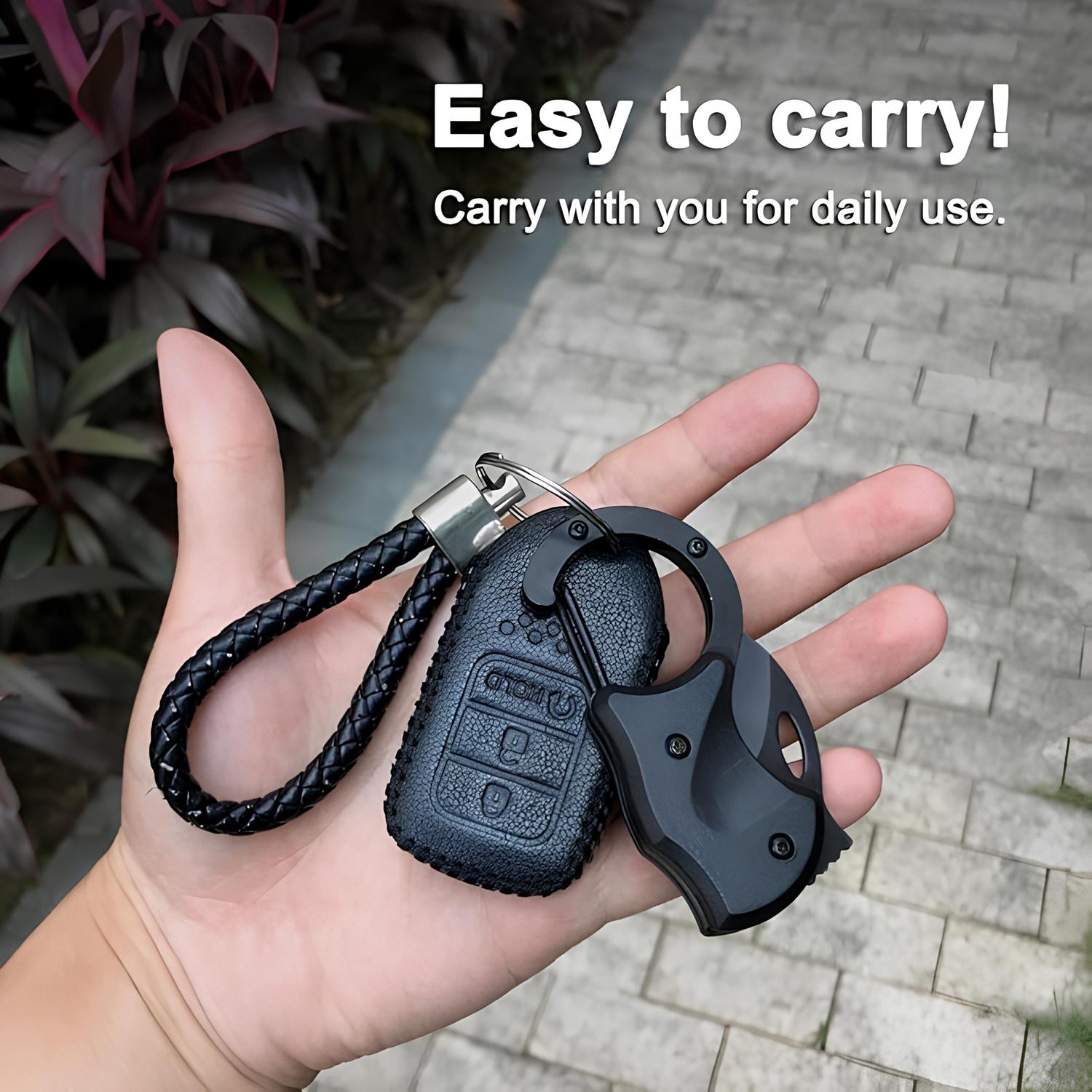 VAYWET Pocket Small Knife For Men Women Cool Folding Knife Box Cutter, EDC Toy Knives for Everyday Carry, Carabiner Mini Keychain Utility Knife Ideal Anniversary Birthday Christmas Gifts Gadgets Stocking Stuffers Box Cutter Outdoor Camping Fishing Hiking