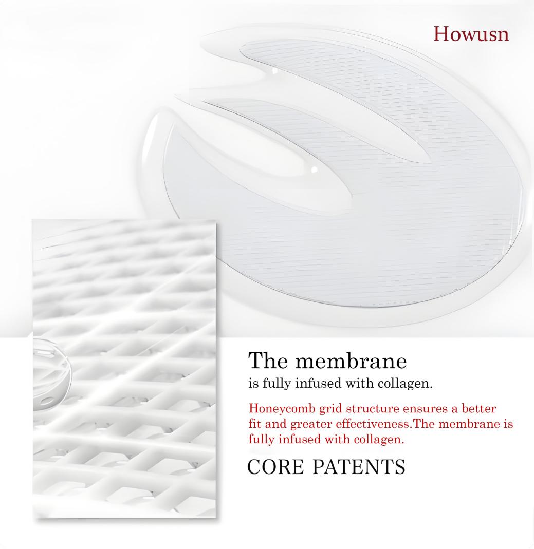 Deep Collagen Hydrogel Eye patches (4 Pairs), Firming & Moisture Facial Mask, Affordable Glass Glow Skincare Mask, Korean Skincare, Anti-aging, Drooping Eyelid, Puffiness, DEPUFFS UNDER-EYE BAGS. Hydrating