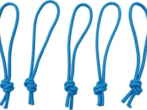 Leash String Loop Cord for Surfboard, Longboard and SUP (Blue) 5-Pack