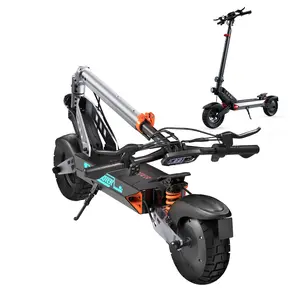 【Adventure Sport】Electric Scooter, 330LBS Max Load, 34/39 Miles Max Range, 28/32 Mph Top Speed, 1000W Powerful Motor, 10'' Off-Road Tires Scooter Electric with APP-Large Size(Sliver)