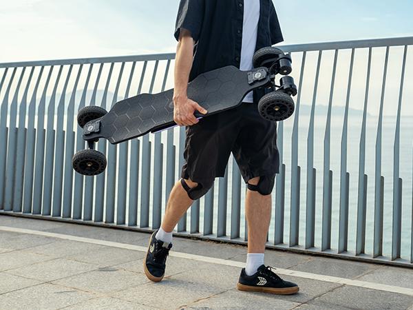 【Valentine's Day】High-Speed Electric Skateboard with Remote Control, 32MPH/30MPH/12MPH/9MPH Top Speed, 3000W/1200W/500W/450W Motor, Powerful Electric Longboard Skateboard to Scooter for Adults ＆Teens Removable Battery Quick Replacement