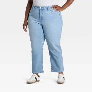 Women's High-Rise Boyfriend Jeans - Ava & Viv