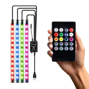 250-LED Car Underbody Light USB Powered IP67 Waterproof Remote Control Universal Fit for All Vehicles Ambient Light Strip decor