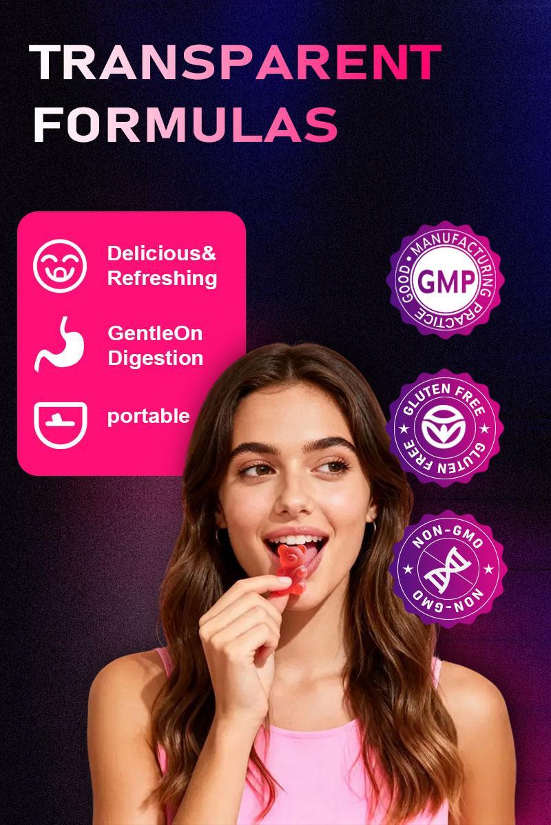 VYHTHY Creatine Monohydrate Gummies – With Collagen, BCAAs, L-Glutamine, Biotin, Zinc, Vitamin D3 & Hyaluronic Acid – Daily Pre & Post Workout Recovery, Sugar-Free