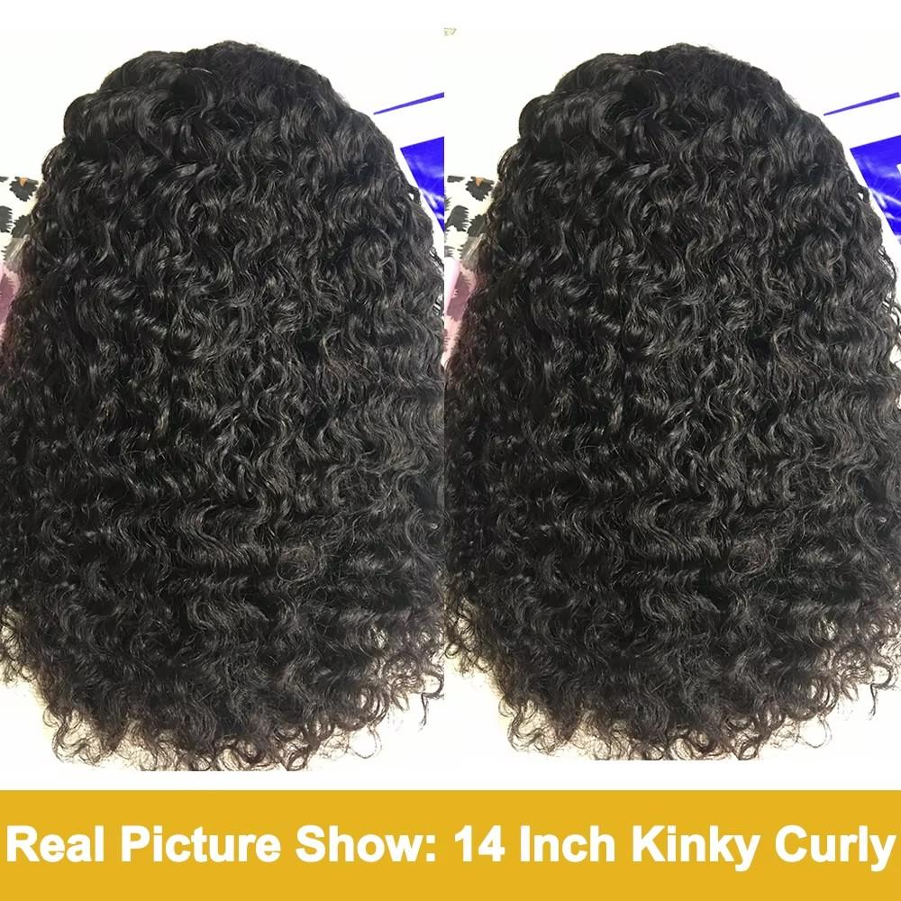 Bling Hair Kinky Curly Headband Wig Human Hair Curly Wigs Real Human Hair Glueless Ready and Go Beginner Friendly 180% Density Elastic Drawstring Headband Wigs for Women SpringStatements