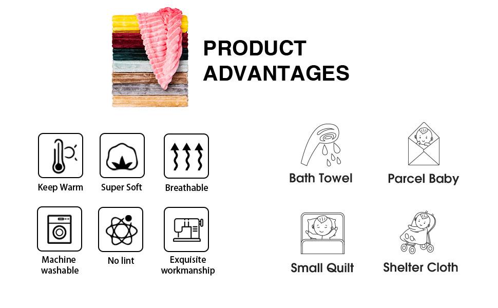 Bedsum Lightweight Soft Funny Throw Blanket,  Breathable Thin Throw, Compact Travel Blanket for Home, Office, and Camping, Easy to Fold and Carry for All season