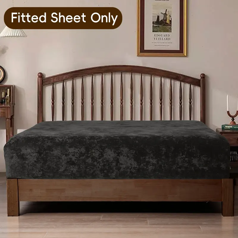 PHF Truly Velvet Fitted Sheet No Pillowcases,back to school,back to school shopping,home decor
