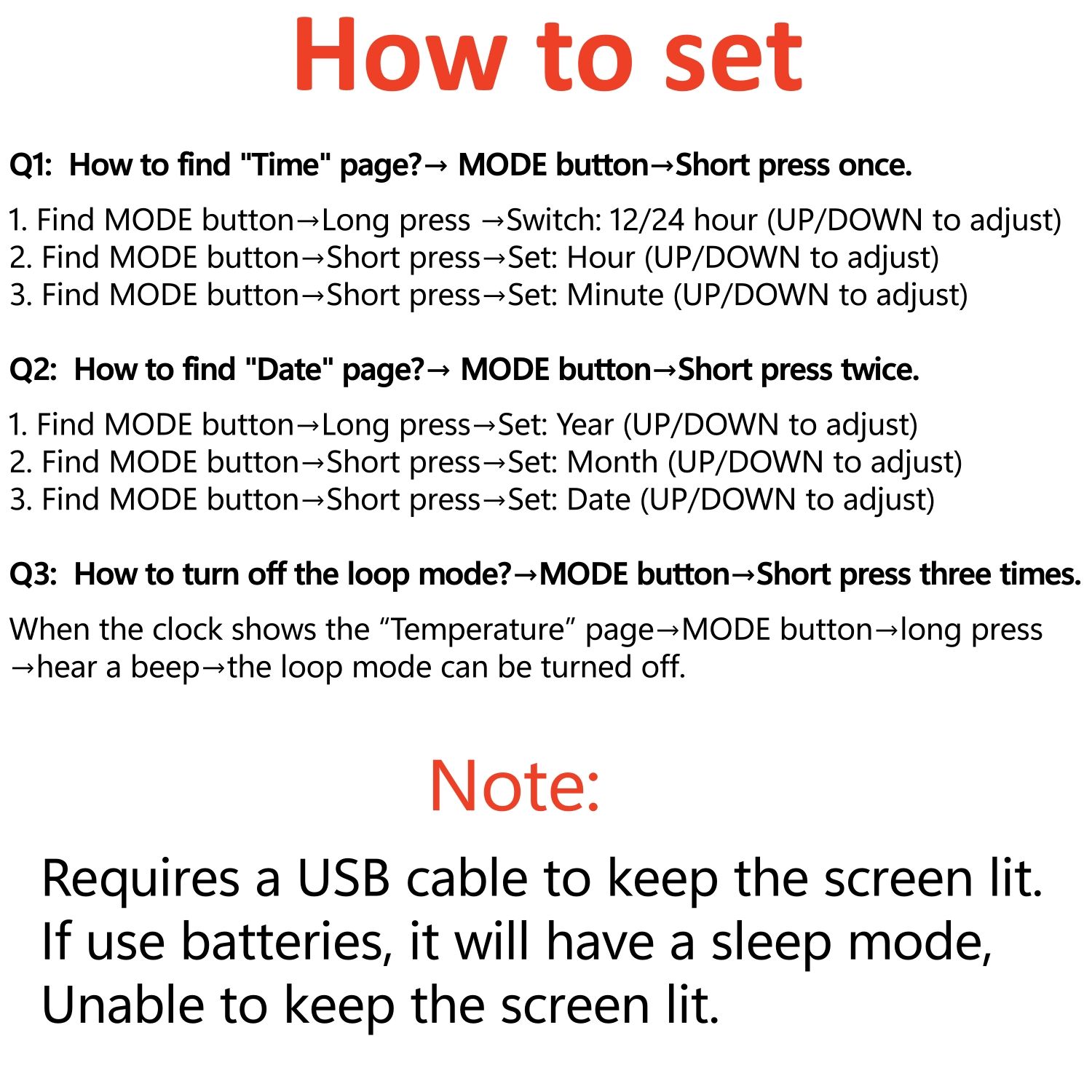 Mini Size Mirror LED Clock Simplicity Colorful Alarm Clocks Ultra Portable Travel Bedroom Bedside Clock 12/24H Display 6.3inches Large Display LED Digital Snooze Time Date Temperature Memory 3 Brightness Adjustable USB/Battery Powered Living Office Desk