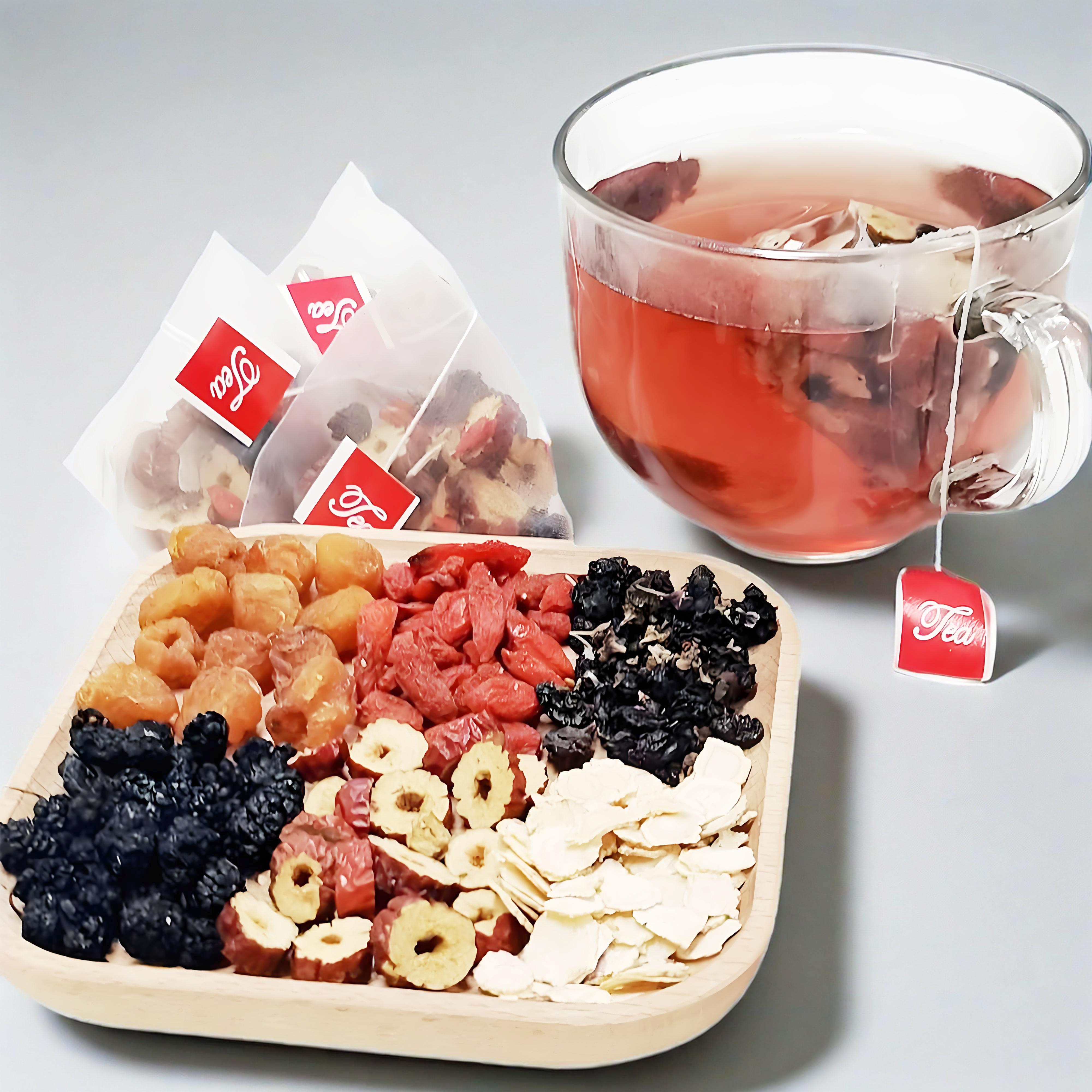 Kidney Tea Formula – Ginseng Eight Treasures Tea, Organic Kidney Cleanse & Detox Tea, Traditional Herbal Healthy Kidney Cleansing Tea for Men & Women, Natural Wellness Tea (20 Bags)