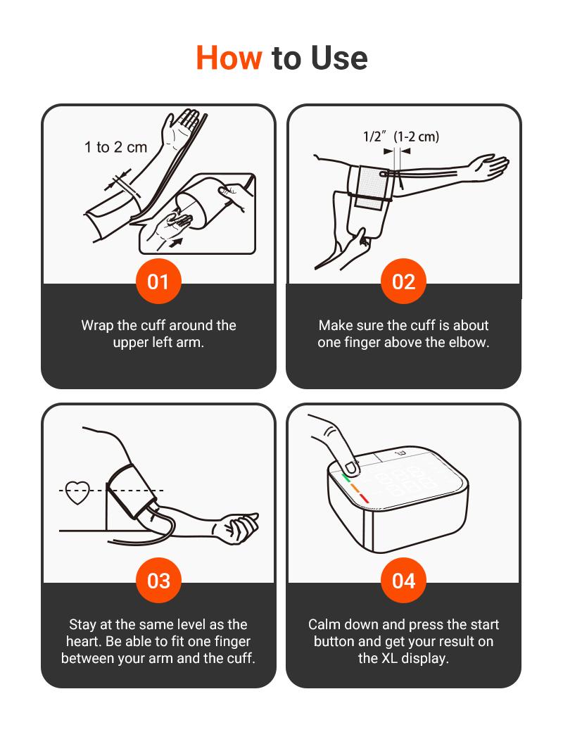 iHealth Track Pro Upper Arm Blood Pressure Monitor, Full-View LED Screen​, Body & Cuff Detection, App-Enabled for iOS & Android, Adjustable Cuff Large Adults Arm Friendly