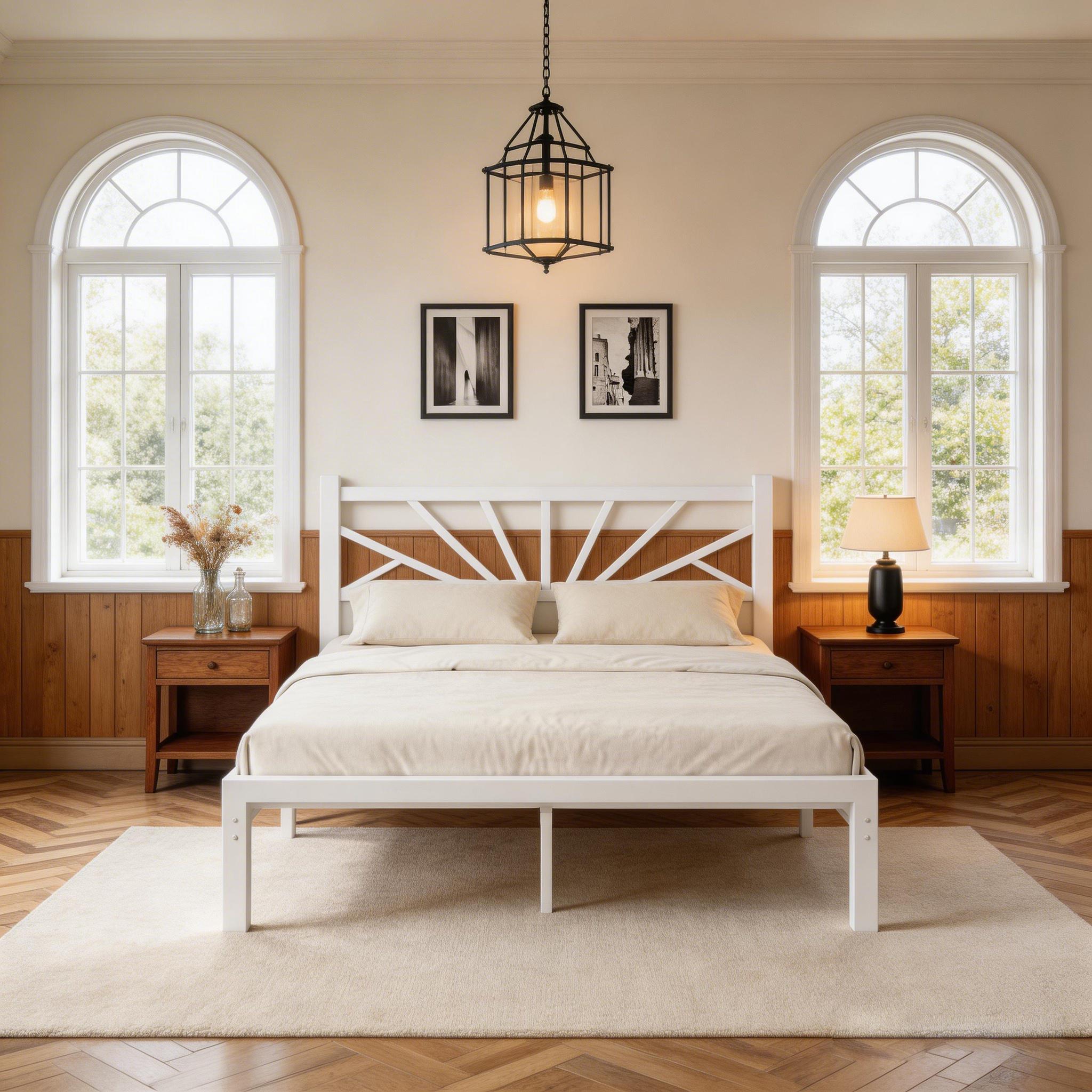 【880 lbs Capacity】Queen Size Metal Bed Frame with LED Lights,Sturdy Bed Frame with Headboard, NO MATTRESS Include,Under Bed Storage Space & Strong Metal Slats, Strong Metal Slats Support,Noise-Free, Easy Assembly,Black