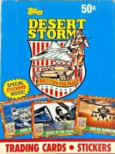 1991 Topps Desert Storm Series 1-Wax Box