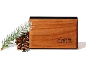 Drift Car Air Freshener - The Original Wood Air Freshener - Car Odor Eliminator - Long Lasting Scent - Auto Accessories - Metal Clip - Essential Oils - Clean Ingredients - Pine Scent Starter Kit