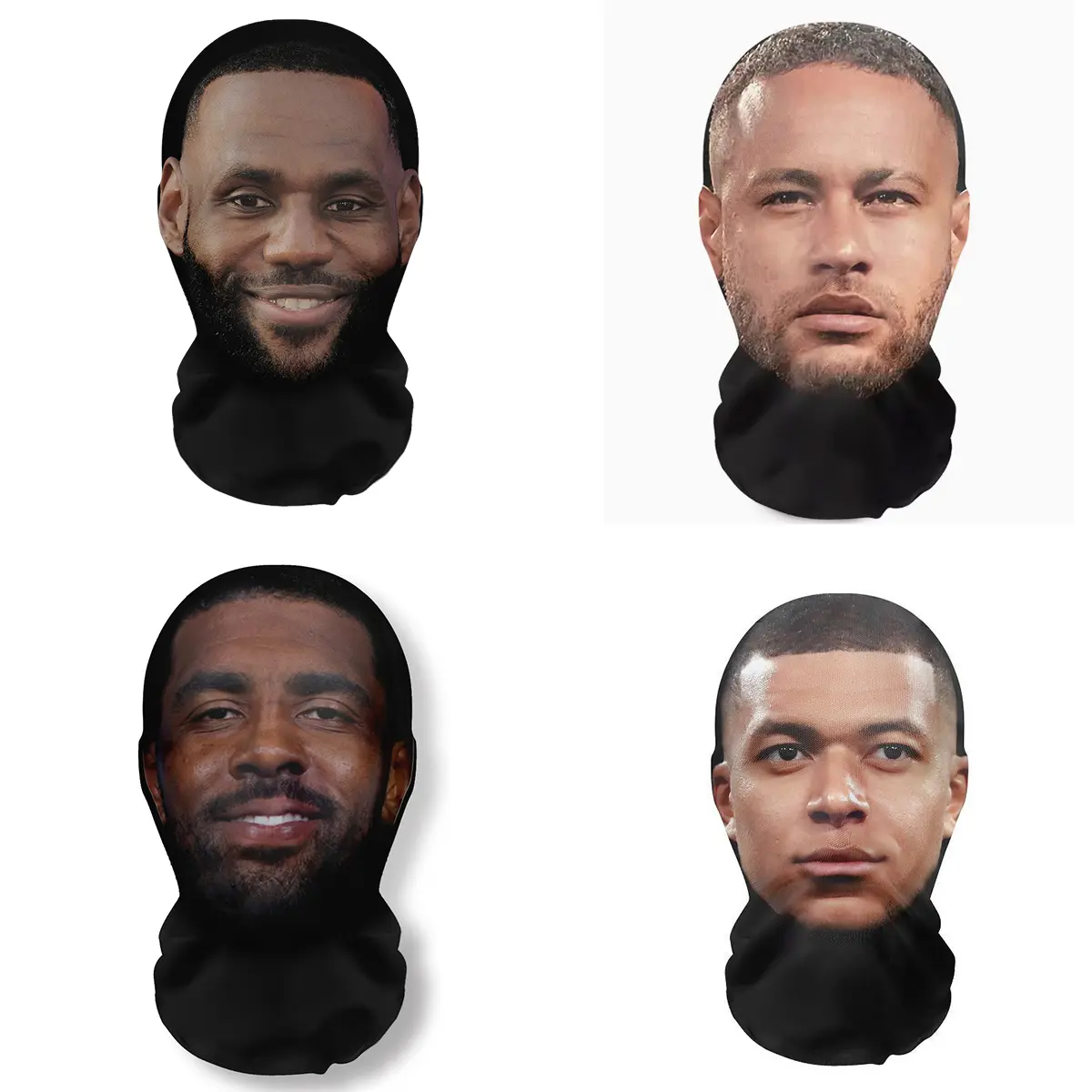 Unisex Biker Full Face Protective Mask - 23x40cm Fashion Design, Comfortable Elastic Mesh, Breathable Airflow, Motocross Head & Face Cover, Motorcycle Protective Gear Accessory, Party Use, Face Mask