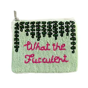 What the Fucculent Beaded Coin Purse