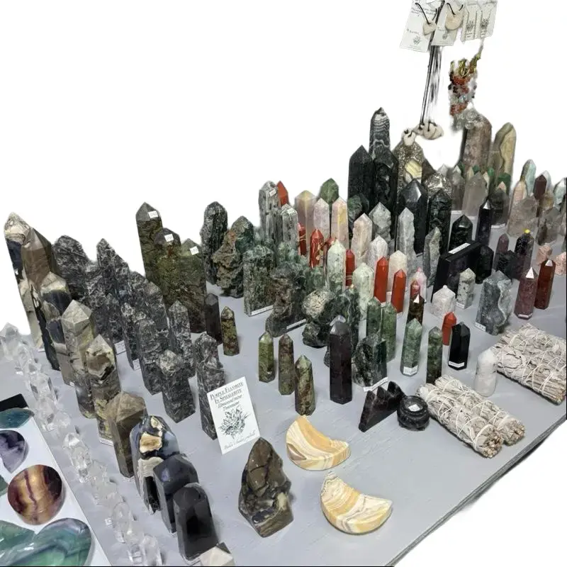 Intuitive Crystal Set - Unique Crystals, Gemstones Hand Carvings, Home Ornament for Jewelry Accessories