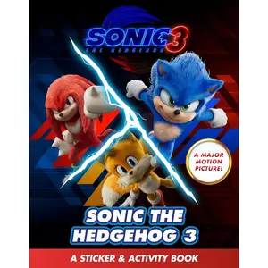 Sonic the Hedgehog 3: A Sticker & Activity Book Paperback – Sticker Book, November 5, 2024